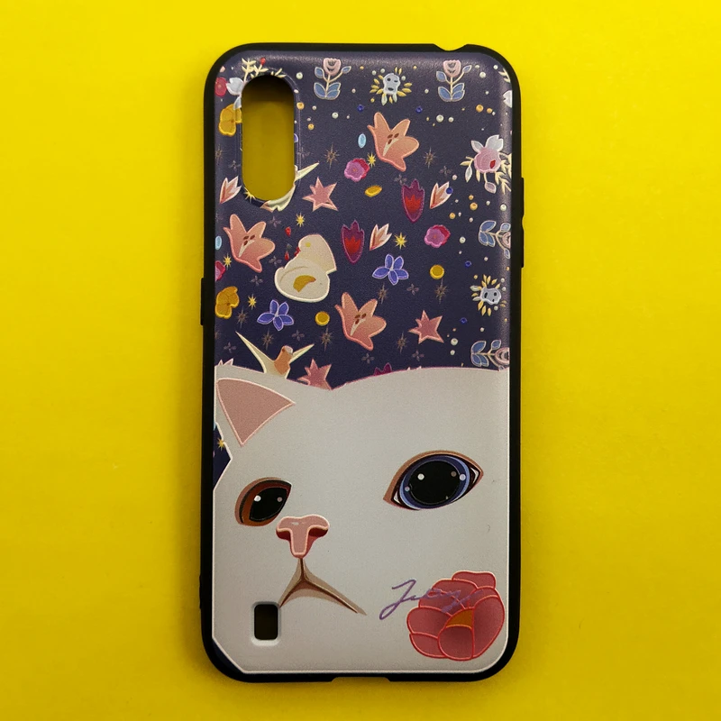 کاور مدل گربه کد 03 مناسب برای گوشی موبایل سامسونگ Galaxy A01