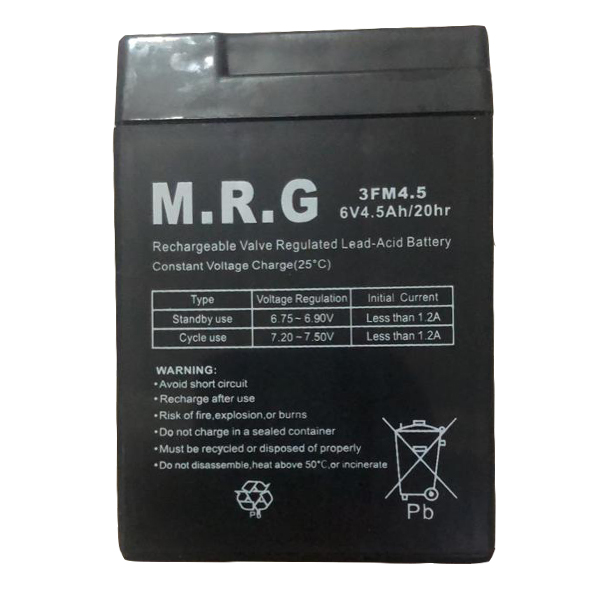باتری سیلد اسید 6 ولت مدل MRG کد XZ-48