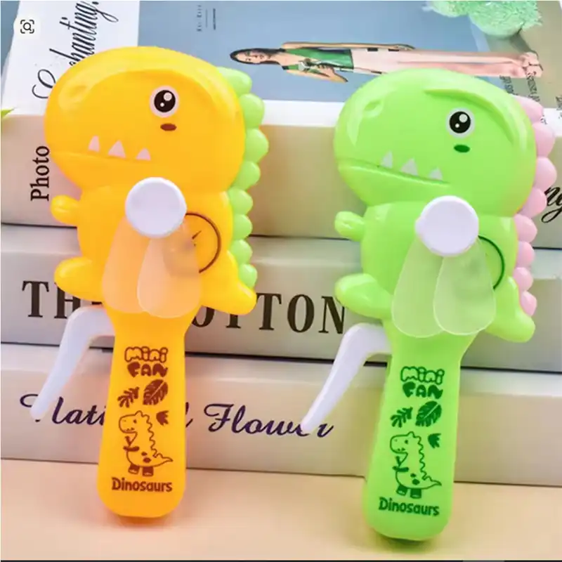 پنکه دستی مدل فشاری طرح دایناسور