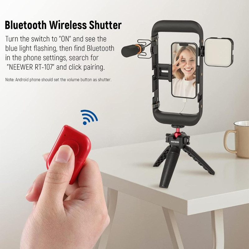 گیمبال و لرزشگیر موبایل نیویر مدل Video Making PA004