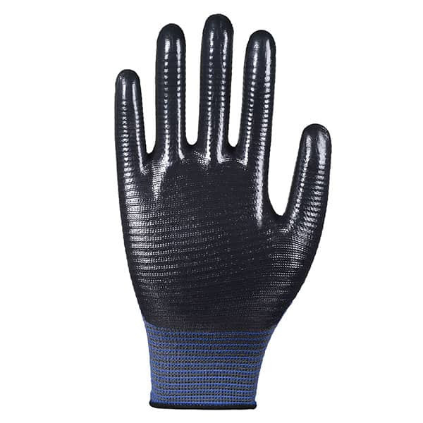 دستکش ایمنی کالکان مدل یک دوم نیتریل زبرا