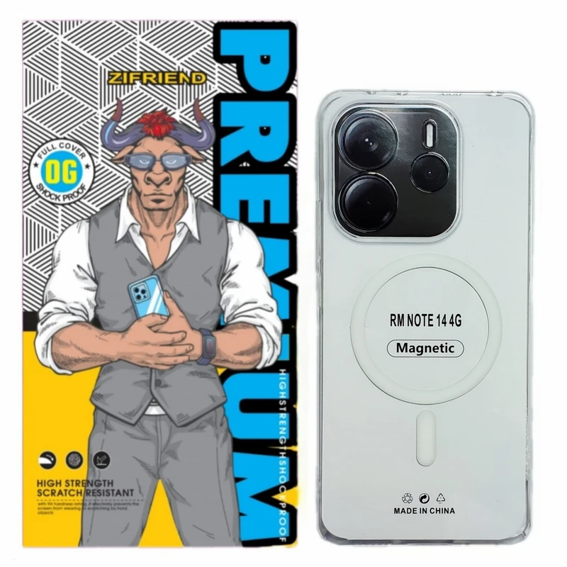 کاور زیفرند مدل Super Crystal Magsafe مناسب برای گوشی موبایل شیائومی Redmi Note 14 4G