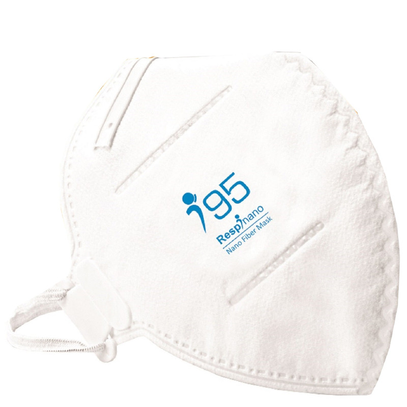 ماسک تنفسی ریما مدل بدون سوپاپ کربن فعال نانو کد C95-Wte بسته 10 عددی