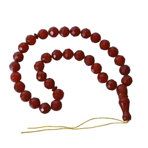 تسبیح بازرگانی میلادی مدل کهربا طبیعی اصل کد T_192