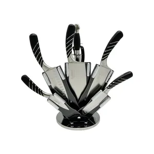 سرویس چاقو آشپزخانه 9 پارچه راکلند کد 2105