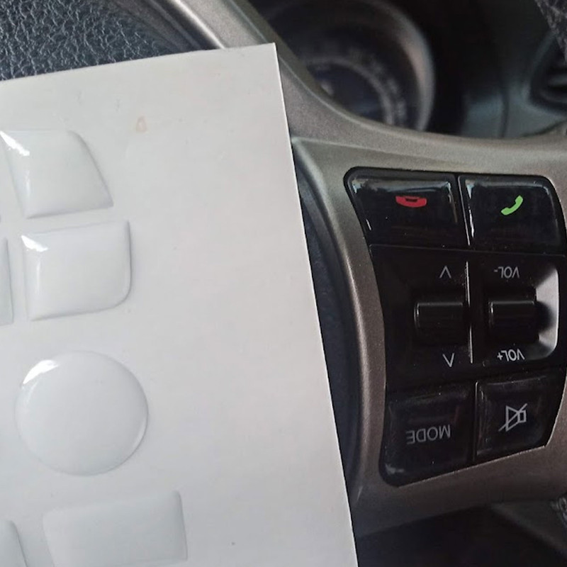 برچسب محافظ کلید فرمان مدل glas-Smal مناسب برای شاهین بسته 8 عددی