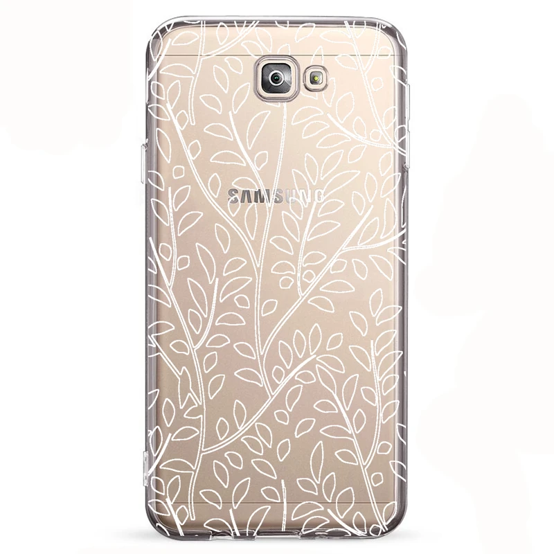 کاور مگافون طرح برگ مدل C45-W مناسب برای گوشی موبایل سامسونگ Galaxy J7 Prime / J7 Prime 2