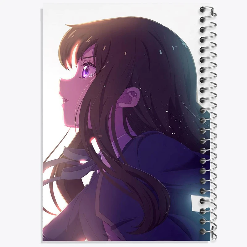 دفتر مشق 50 برگ خندالو مدل تاکینا انیمه لیکوریس ریکویل Lycoris Recoil کد 23019