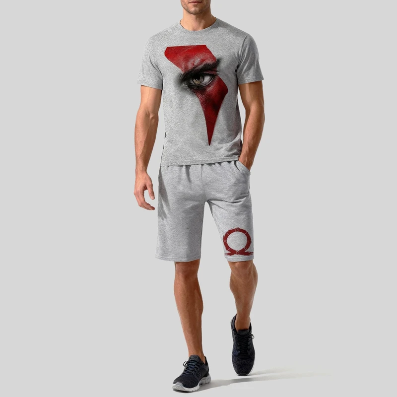 ست تی شرت و شلوارک مردانه مدل A23