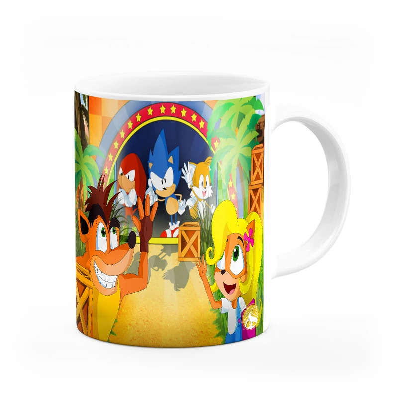 ماگ هومرو طرح بازی کراش باندیکوت مدل MG3617