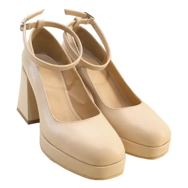 کفش زنانه چرم آرا مدل sh144 کد ker