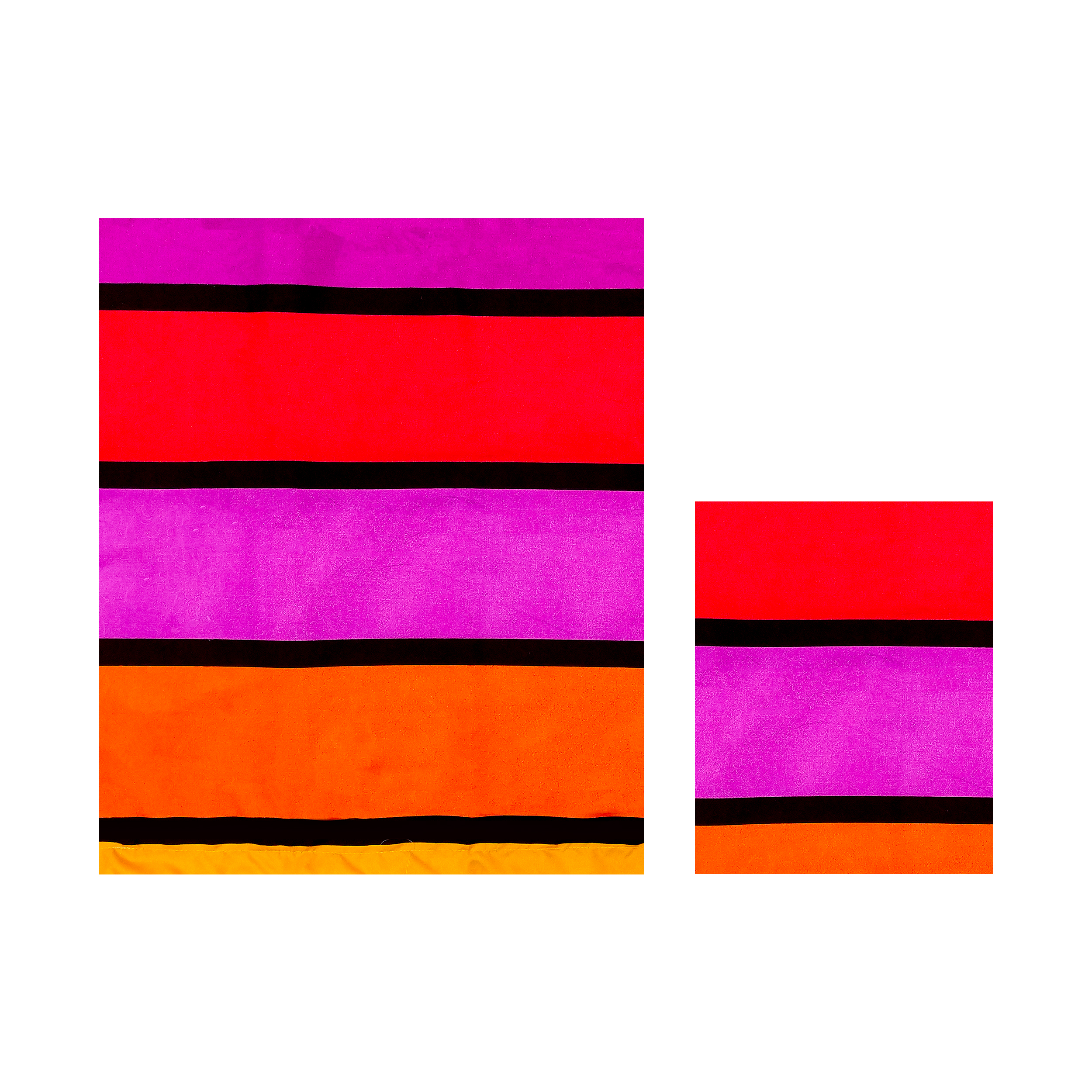 سرویس ملحفه آدنو مدل Colored stripes کد CH41 یک نفره 2 تکه
