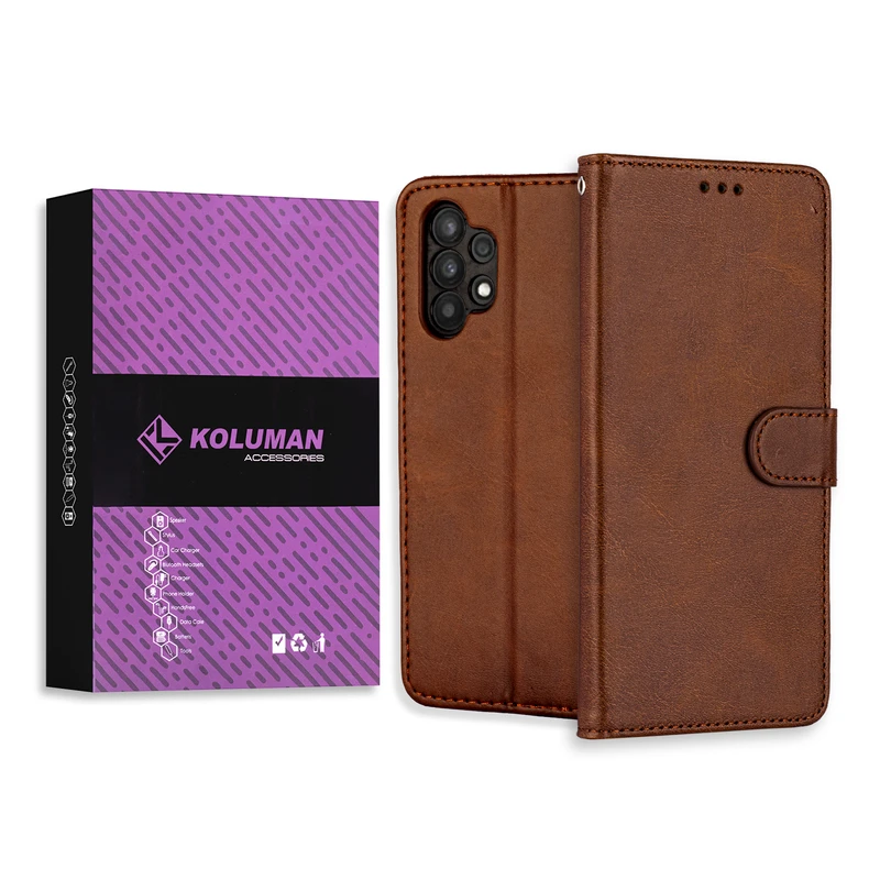  کیف کلاسوری کلومن مدل CALF SKIN مناسب برای گوشی موبایل سامسونگ GALAXY A32 4G 