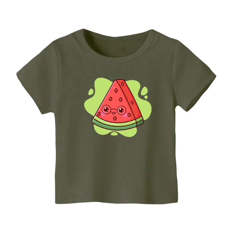 تی شرت آستین کوتاه بچگانه مدل هندوانه یلدایی کد 46