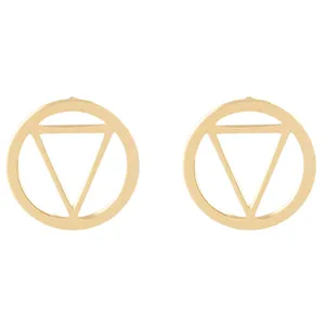 گوشواره طلا 18 عیار زنانه الن نار مدل 0667