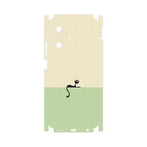 MAHOOT Minimal Internet Cat Icon-FullSkin Cover Sticker for Realme C55