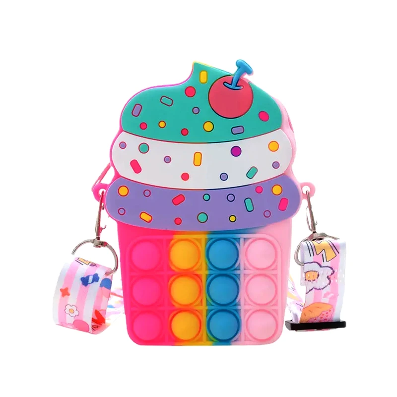 فیجت ضد استرس مدل پاپیت طرح کیف بستنی