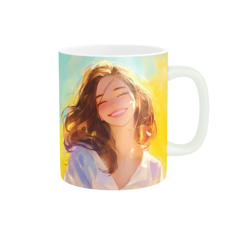 ماگ پاد آفرین مدل فانتزی دخترانه کد 7156