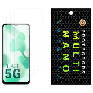 Multi Nano X-S3N Screen Protector For Lava Blaze 5G Pack of 3