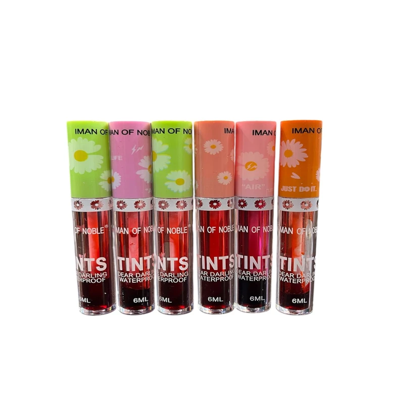 تینت لب ایمن آف نوبل مدل گل مجموعه 6 عددی