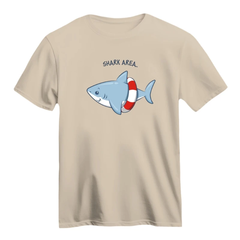 تی شرت آستین کوتاه زنانه مدل کوسه کد ۴