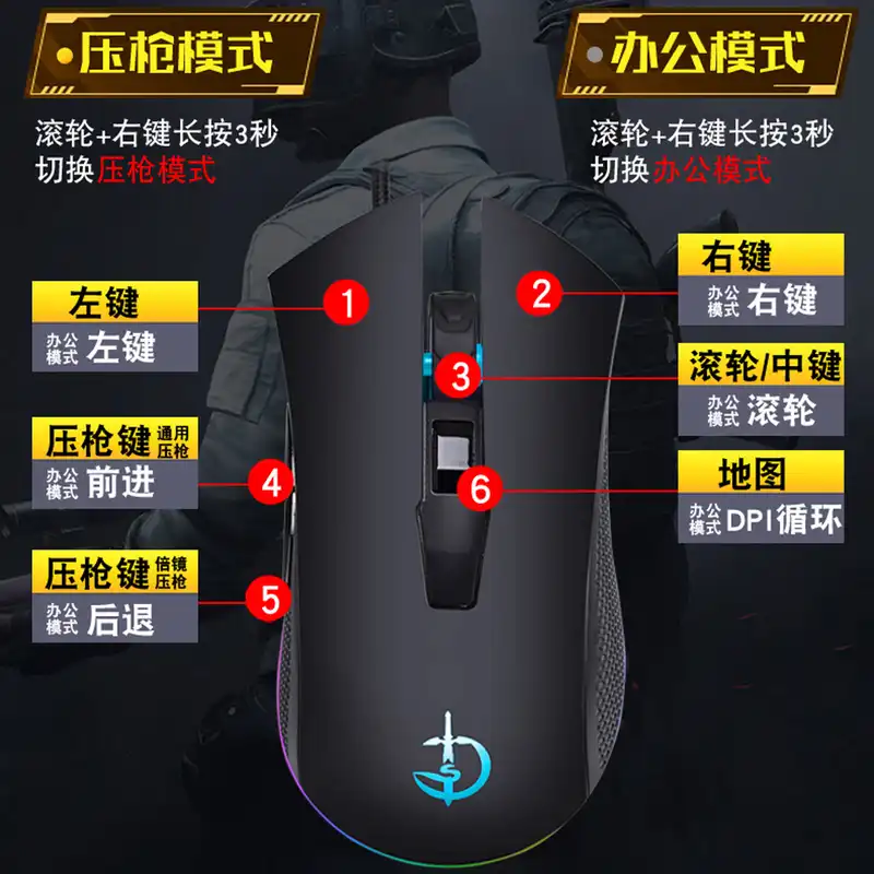 ماوس مخصوص بازی مدل G200