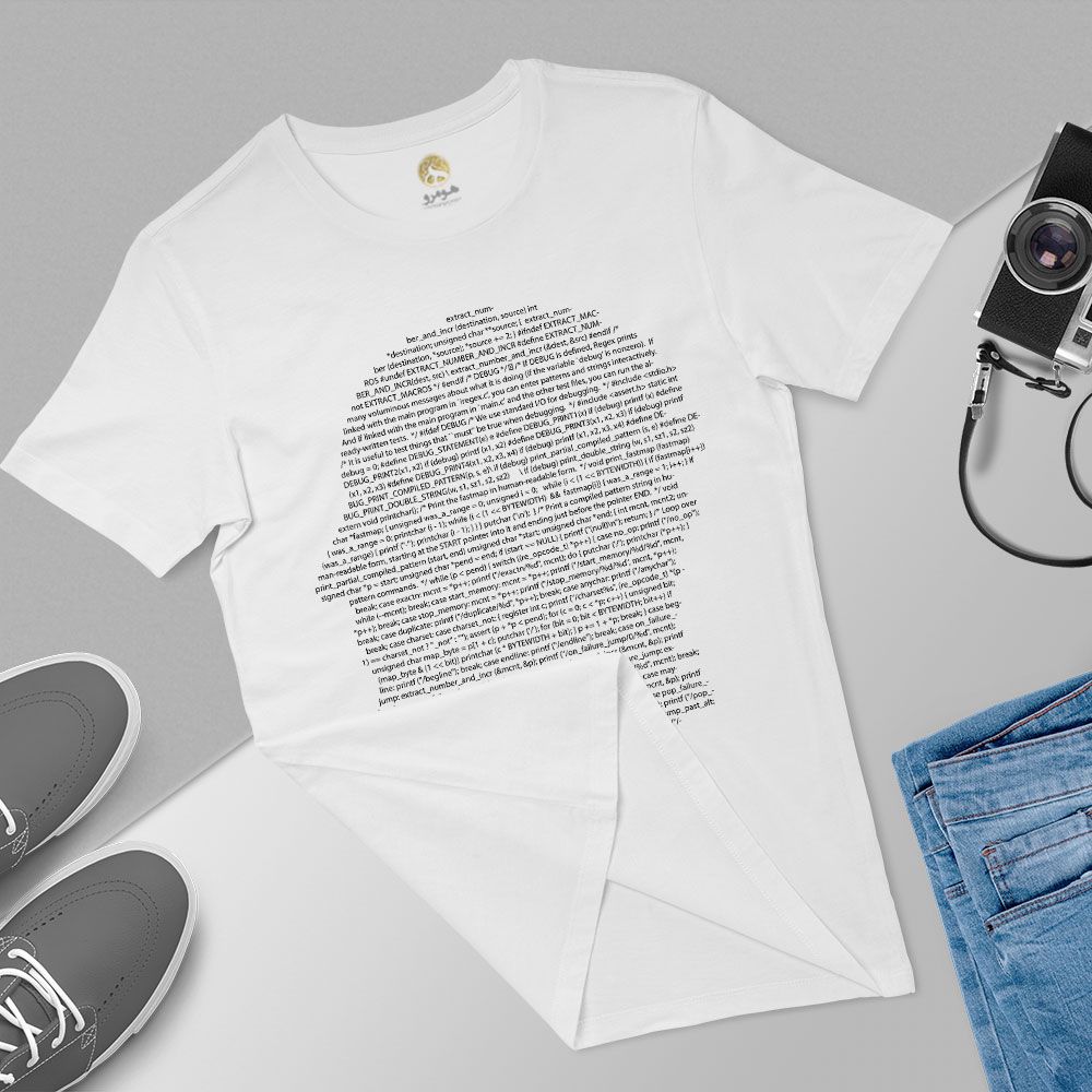 تی شرت آستین کوتاه مردانه هومرو مدل TW505 برنامه نویس -  - 5