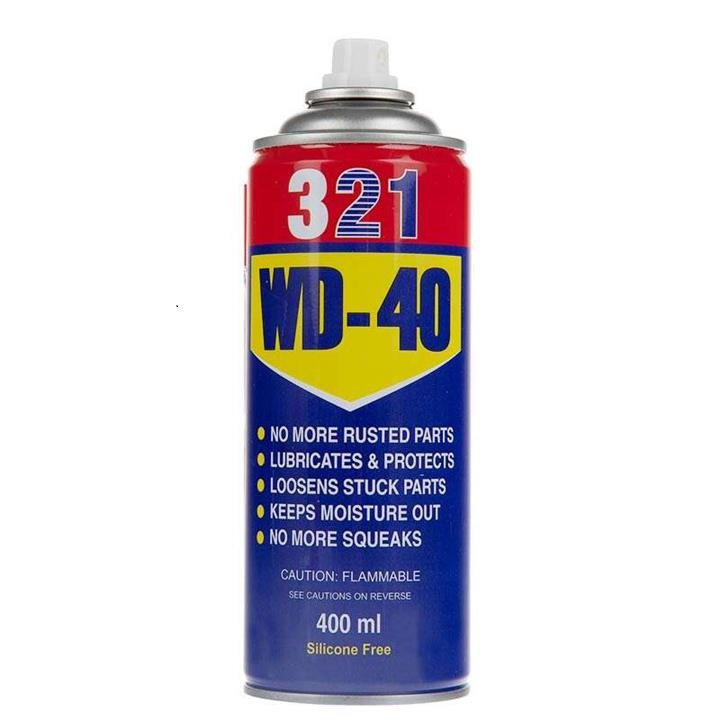 اسپری روان کننده مدل WD-40 321 حجم 400 میلی لیتر