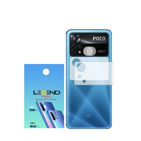 محافظ لنز دوربین نانو مدل xi-12 مناسب برای گوشی موبایل شیائومی POCO X4 PRO بسته 2 عددی