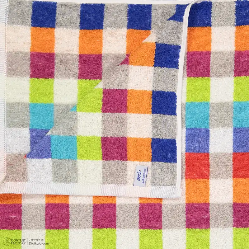 حوله حمام برق لامع مدل میخک سایز 160×100 سانتی متر