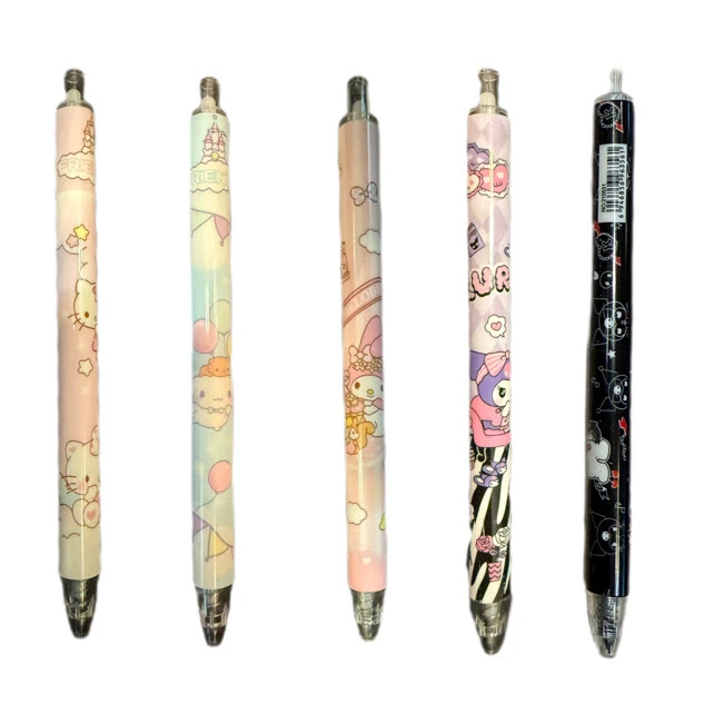 مداد مشکی با درجه سختی HB مدل بینهایت طرح کرومی و دوستان کیوت مجموعه 5عددی