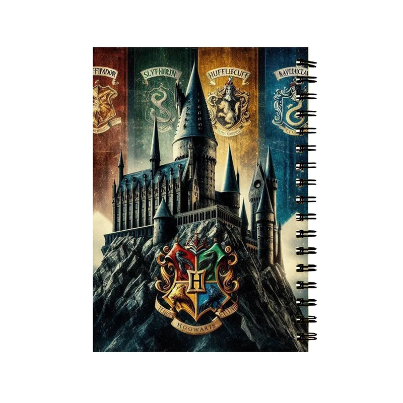 دفتر مشق 60 برگ مدل هری پاتر هاگوارتز کد 450