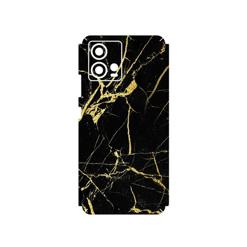 برچسب پوششی ماهوت مدل Graphite_Gold_Marble مناسب برای گوشی موبایل موتورولا Edge 30 Fusion