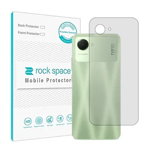 Rock space HyGEL model Transparent phone back protector suitable for Realme Narzo 50i Prime mobile phone