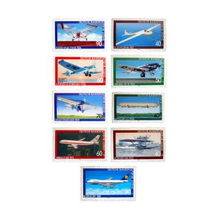 تمبر یادگاری مدل هواپیما کد Z-141 مجموعه 9 عددی