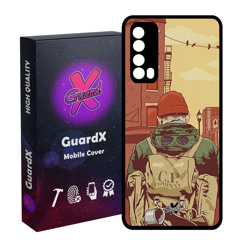 کاور گارد ایکس طرح Man مدل Glass10348 مناسب برای گوشی موبایل هوآوی Y7A / P Smart 2021