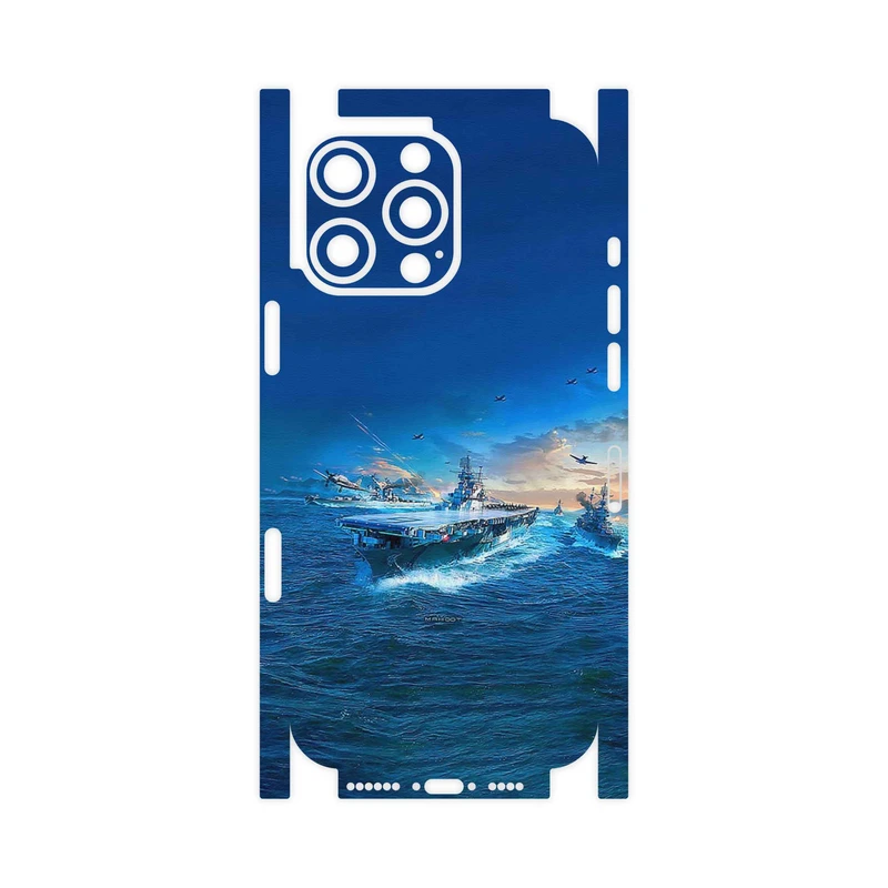 برچسب پوششی ماهوت مدل Warship-FullSkin مناسب برای گوشی موبایل اپل iPhone 16 Pro Max