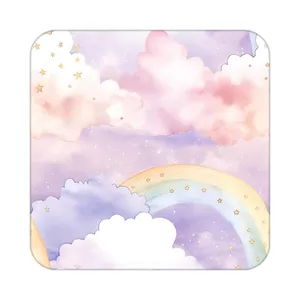 زیر لیوانی کاکتی طرح اسب تک شاخ و یونیکورن مدل mp32219