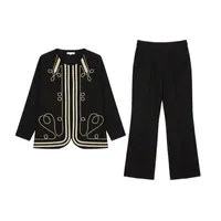 ست کت و شلوار رسمی زنانه مدل K80075