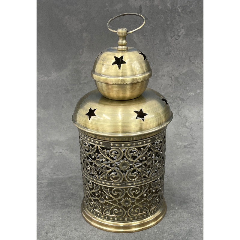 جاشمعی طرح فانوس فلزی