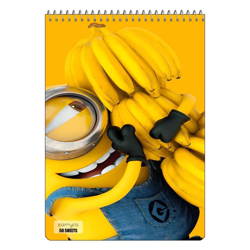 دفتر نقاشی 50 برگ سیمی کارنیکا طرح من نفرت انگیز Despicable Me کد 34088