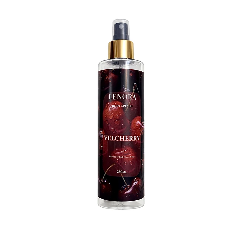 بادی اسپلش لنورا مدل VelCherry حجم 250 میلی‌لیتر