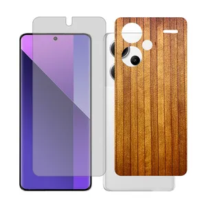 Glass Together model matte Screen Protector Suitable for Xiaomi Redmi Note 13 Pro Plus Mobile Phone with Back cover sticker