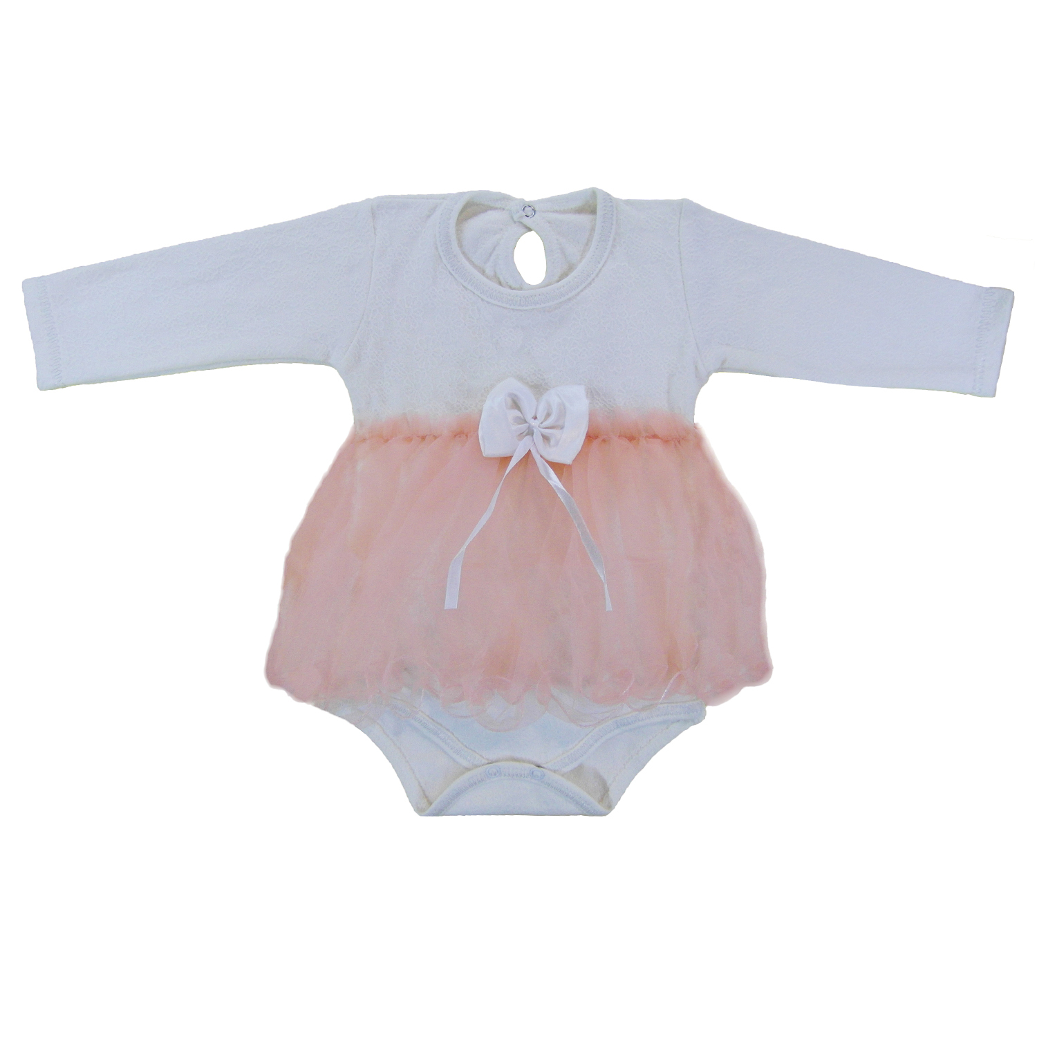 بادی آستین بلند نوزادی مدل 7464 