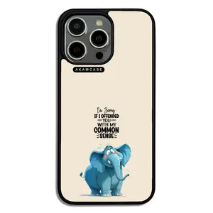 AKAM AMC-WA15PROMAX-ANIMALS QOUTES-9 Cover For Apple iPhone 15 Pro Max