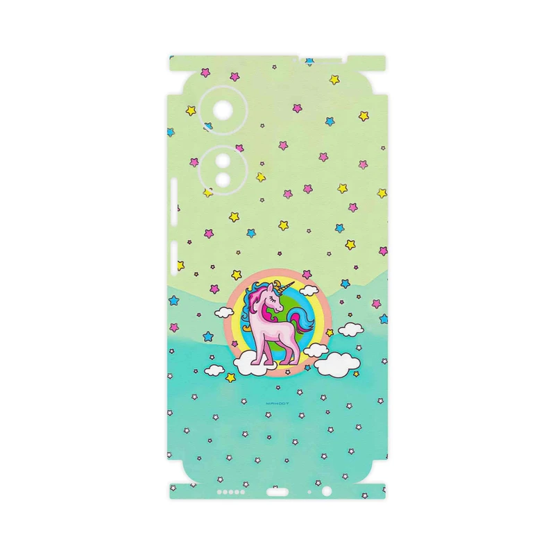 برچسب پوششی ماهوت مدل Rainbow unicorn adventure-FullSkin مناسب برای گوشی موبایل آنر X5 Plus