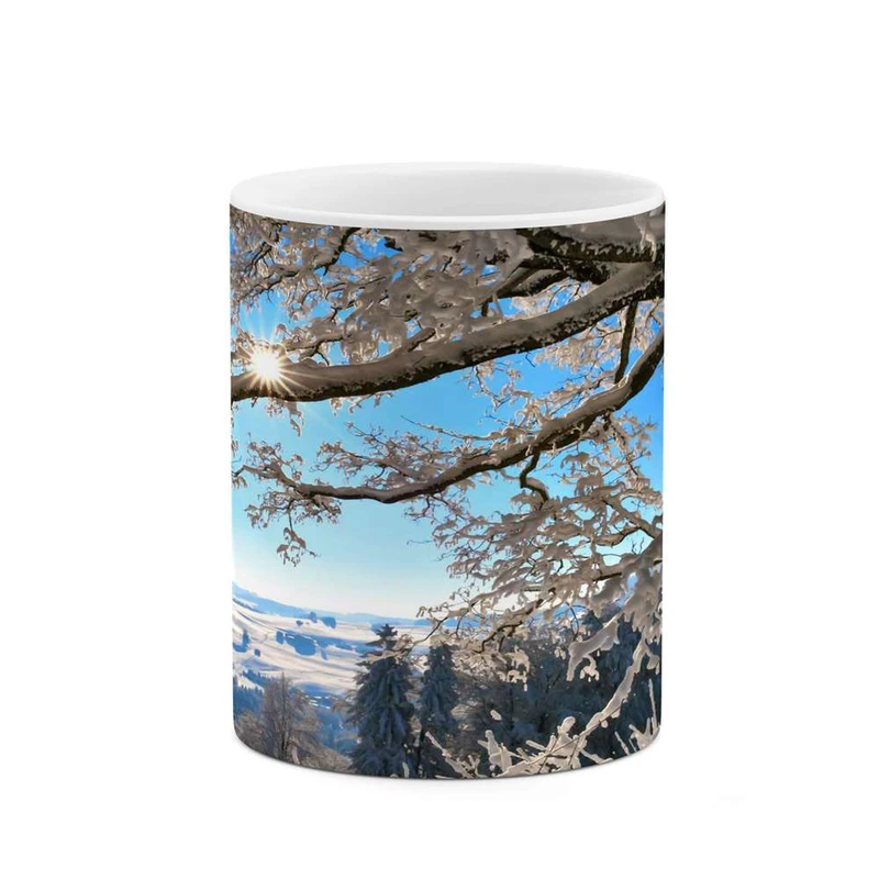 ماگ کاکتی مدل منظره برفی کد mgh14894