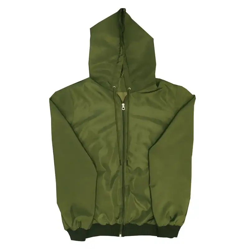 کاپشن بهاره زنانه مدل خلبانی رنگ سبز