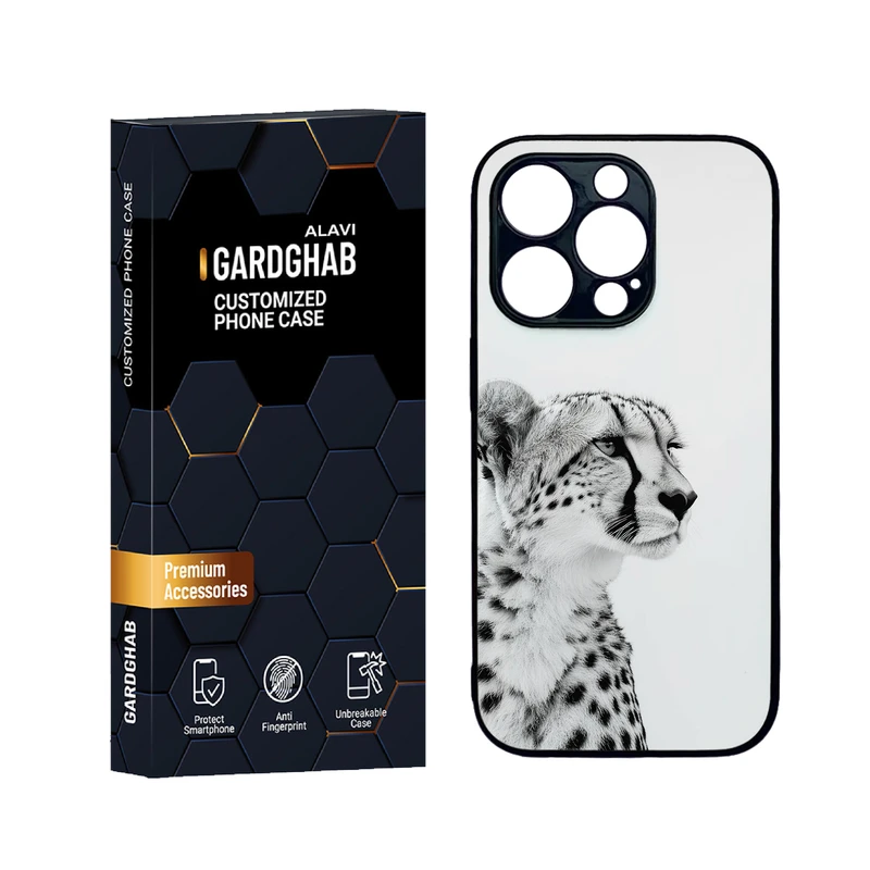 کاور گارد قاب علوی مدل دورژله ای حیوانات مناسب برای گوشی موبایل اپل iPhone 14 Pro Max