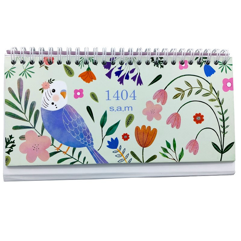 تقویم رومیزی سال 1404 سم طرح پرنده